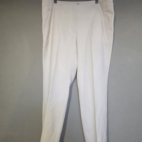 Talbots Cream Wide Leg Women's Pants - Picture 3 of 5